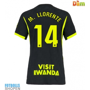 Billiga Atletico Madrid Marcos Llorente #14 Bortatröja Dam 2026-27 Kortärmad